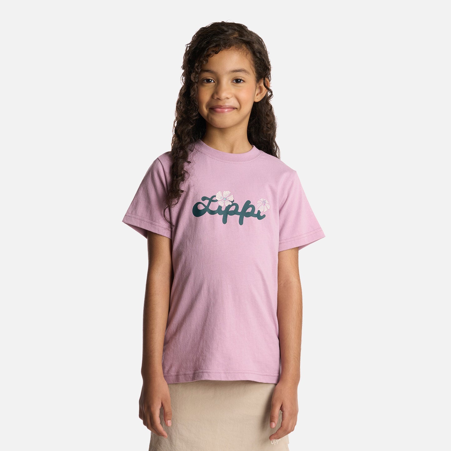 Polera Niña Logo Lippi T-Shirt Lila Lippi