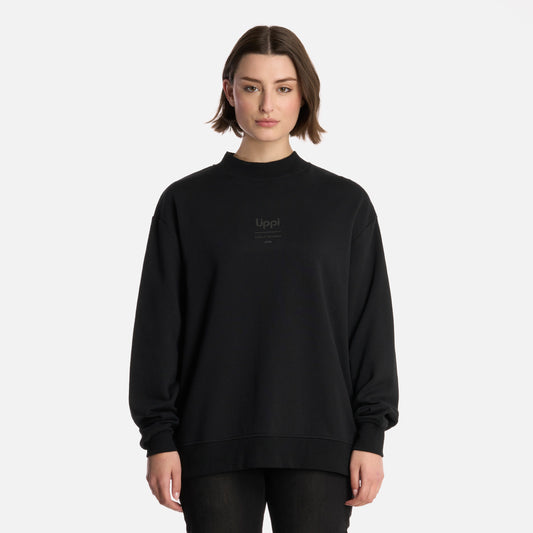 Polerón Mujer Ulmo Mid Point Crewneck Sweatshirt Negro Lippi