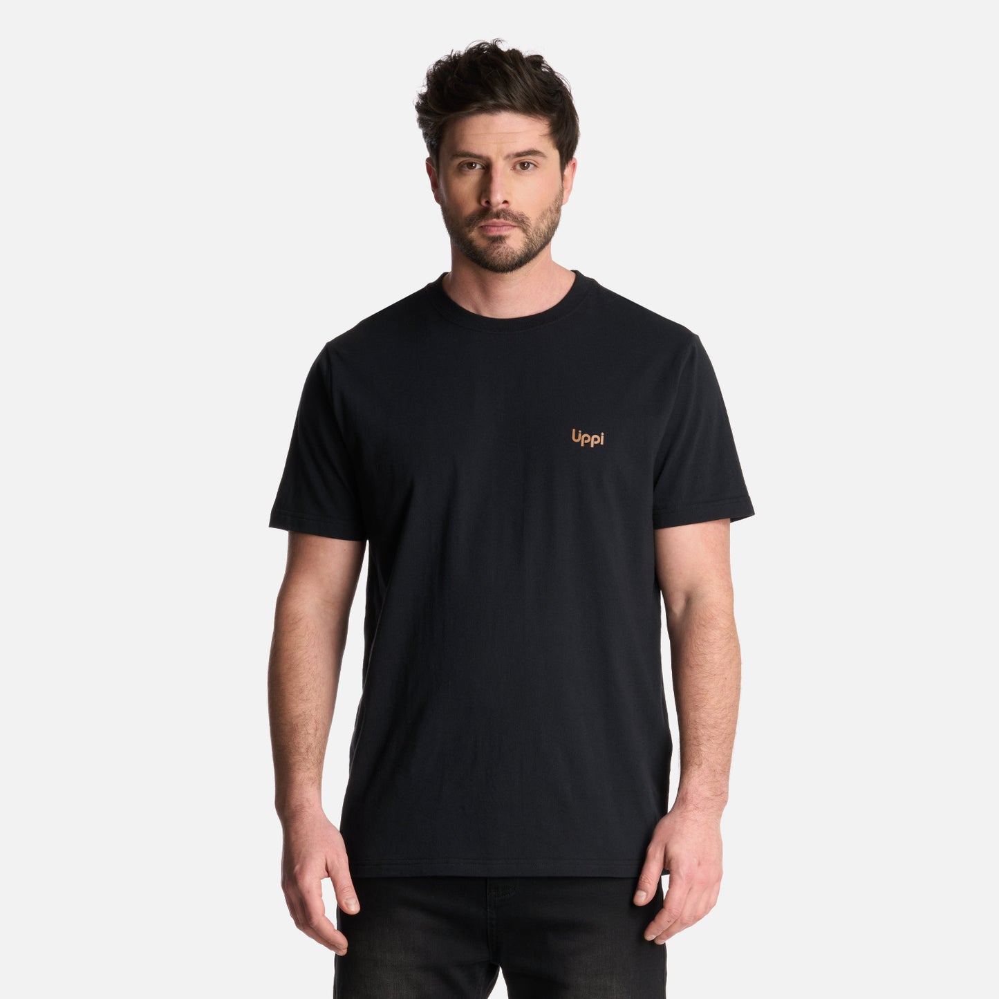 Polera Hombre Ulmo T-Shirt Negro Lippi