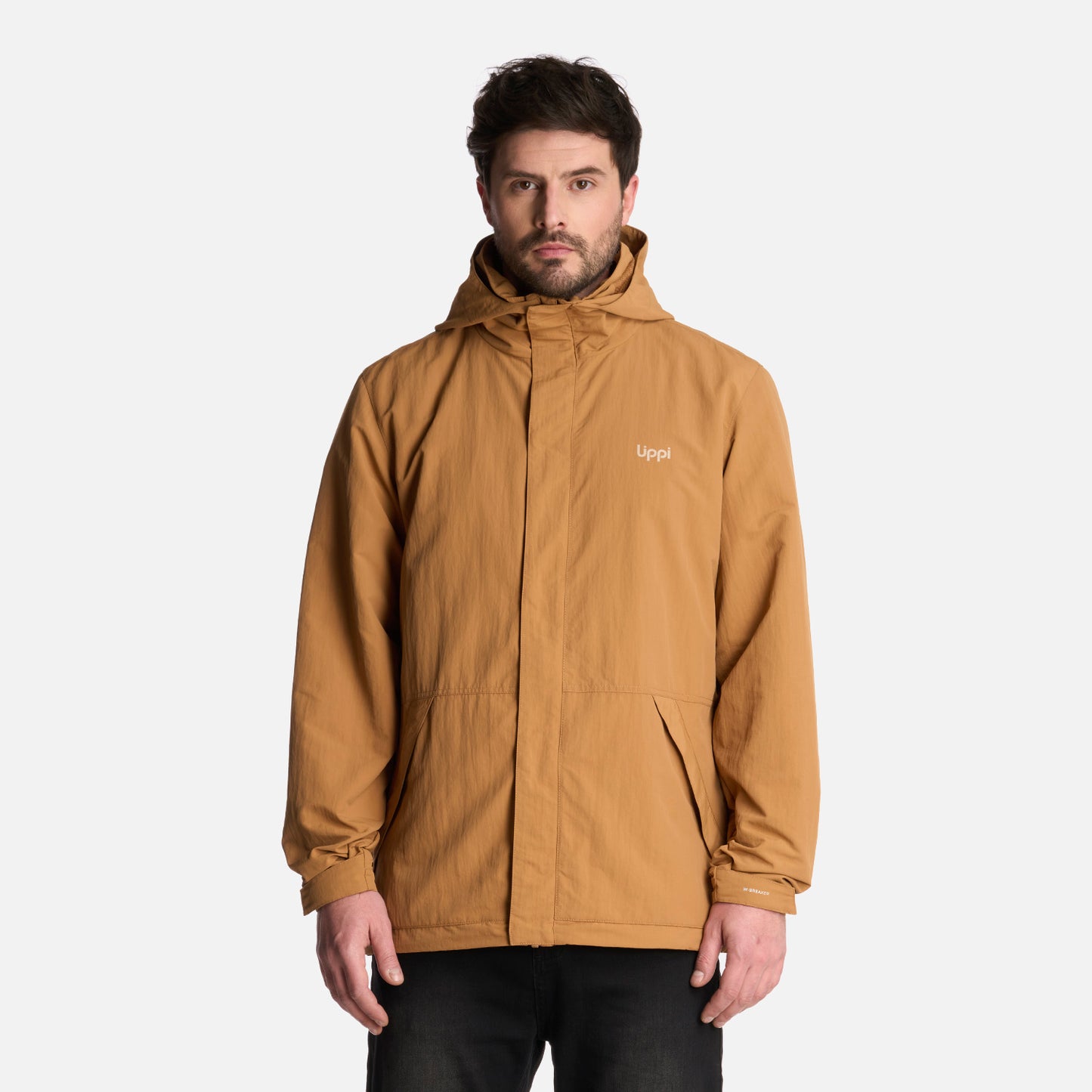 Chaqueta Hombre CityMe WindBreaker Hoody Jacket Camel Lippi