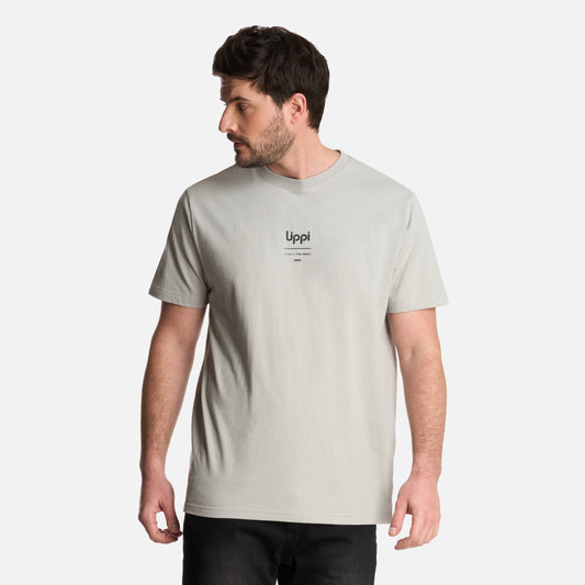 Polera Hombre Ulmo Mid Point T-Shirt Gris Claro Lippi