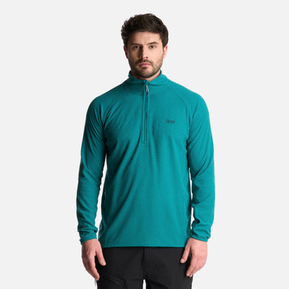 Polerón Hombre Jacaranda Nano-F 14 Zip Turquesa Lippi