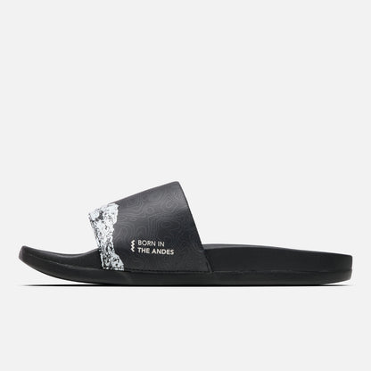 Sandalia Hombre Insigne Slide Print Negro Lippi