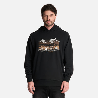 Polerón Hombre Insigne Hoody Sweatshirt Front Print Negro Lippi