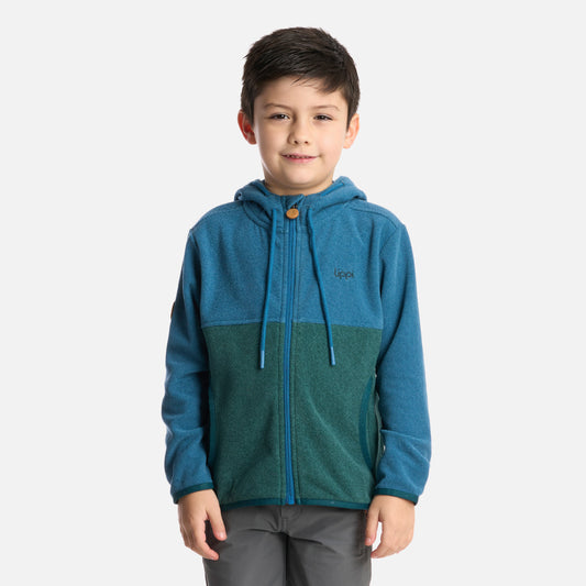 Polerón Niño Stripes Nano-F Full Zip Hoody Azul Lippi