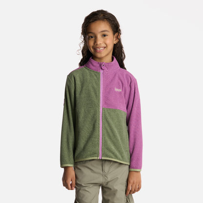 Polerón Niña Stripes Nano-F Full Zip Jade Lippi