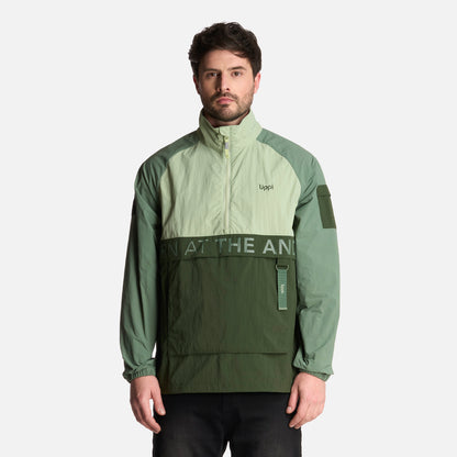 Chaqueta Hombre WindCity WindBreaker 1/4 Zip Jacket Jade Lippi