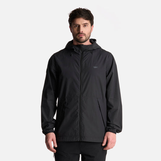 Chaqueta Hombre Windland Windbraker Hoody Jacket Negro Lippi