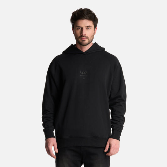 Polerón Hombre Ulmo Hoody Sweatshirt Negro Lippi