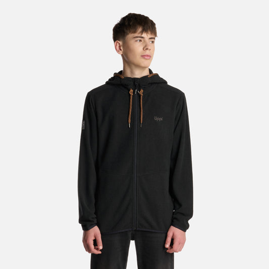 Polerón Teen Boy Stripes Nano-F Full Zip Hoody Negro Lippi