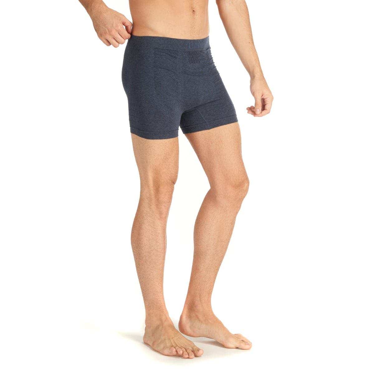 Ropa Interior Hombre Pack Skintec Seamless Boxer Gris Medio y Azul Marino Lippi