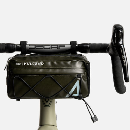 Banano Vulcano HandleBar Bag Oliva Oscuro Lippi