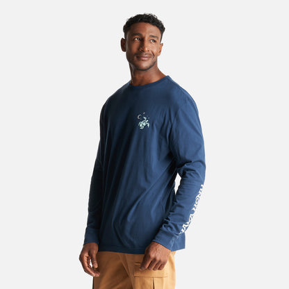 Polera Hombre Norte Sur Azul Noche Haka Honu