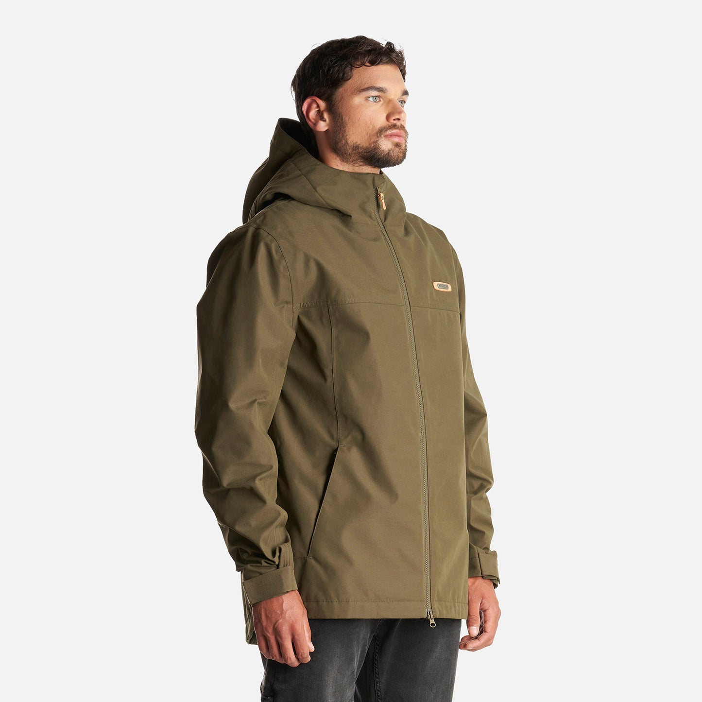 Chaqueta Hombre Citizen Warm B-Dry Hoody Jacket Verde Militar Lippi