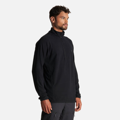 Poleron Hombre Jacaranda Nano-F 1/4 Zip Negro Lippi