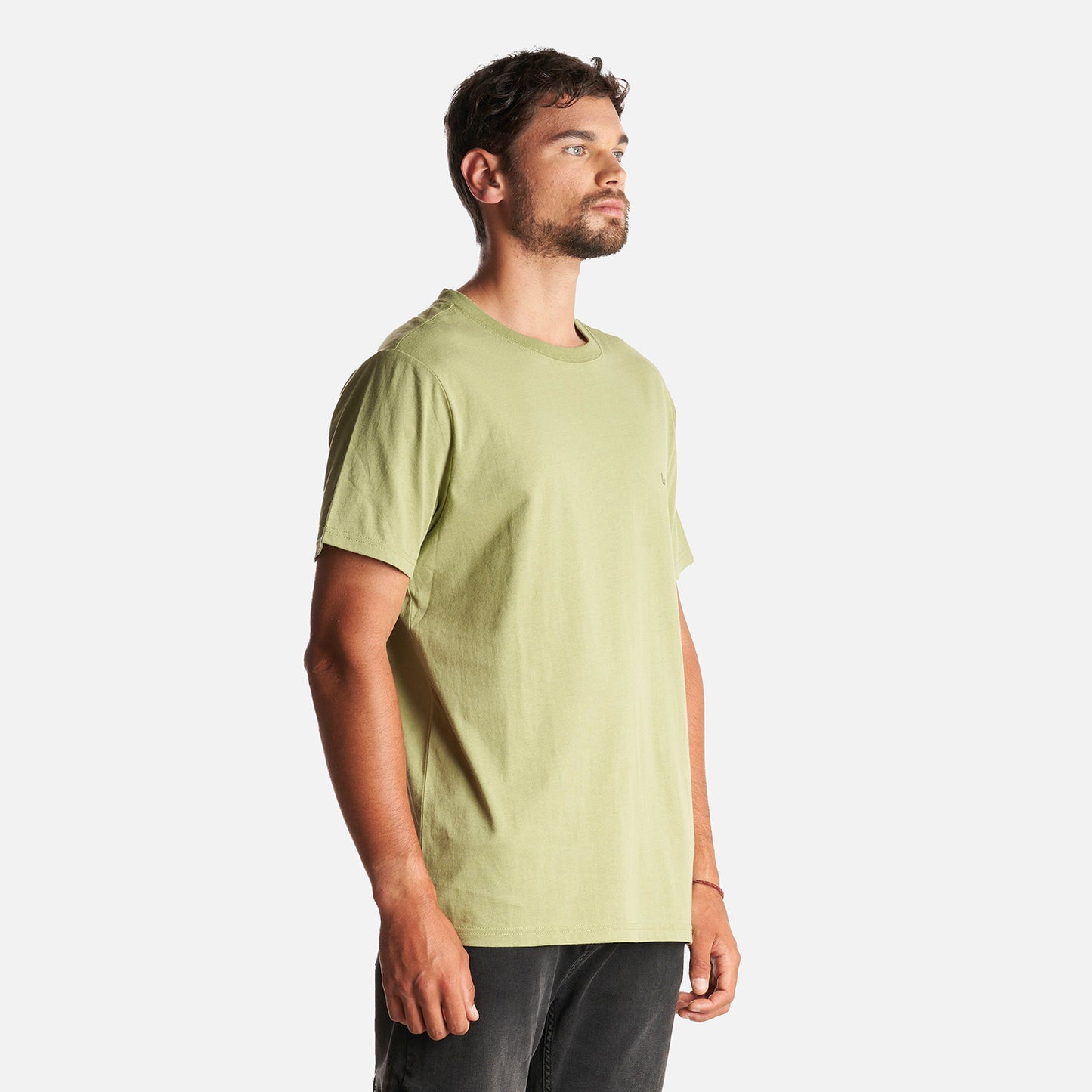 Polera Hombre Ulmo Cotton UV-Stop T-Shirt Verde Mate Lippi