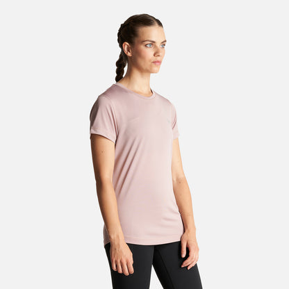 Polera Mujer Core Q-Dry T-Shirt Rosa Claro Lippi