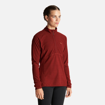 Poleron Mujer Jacaranda Nano-F 14 Zip Vino Lippi