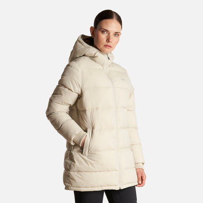 Chaqueta Mujer Long Line Steam Pro Hoody Jacket Crema Lippi