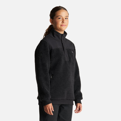 Chaqueta Teen Girl Glaciar Shaggy-Pro 1/4 Zip Jacket Negro Lippi