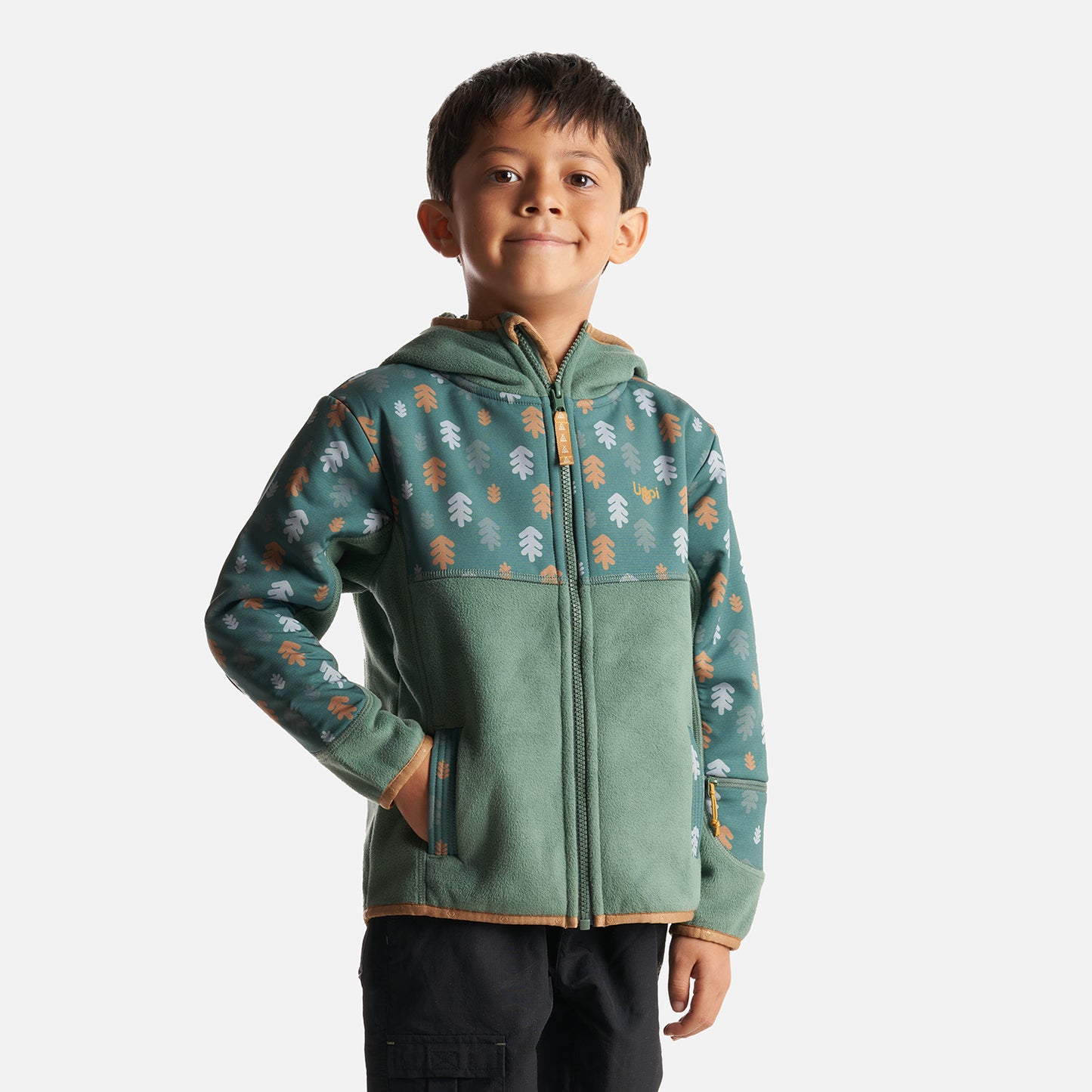 Chaqueta Niño Grillo Therm-Pro Hoody Jacket Verde Botella Lippi