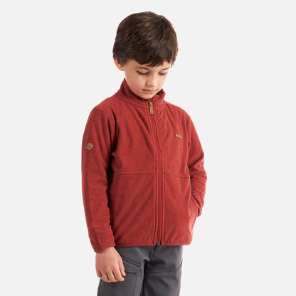 Poleron Niño Stripes Nano-F Full Zip Terracota Lippi