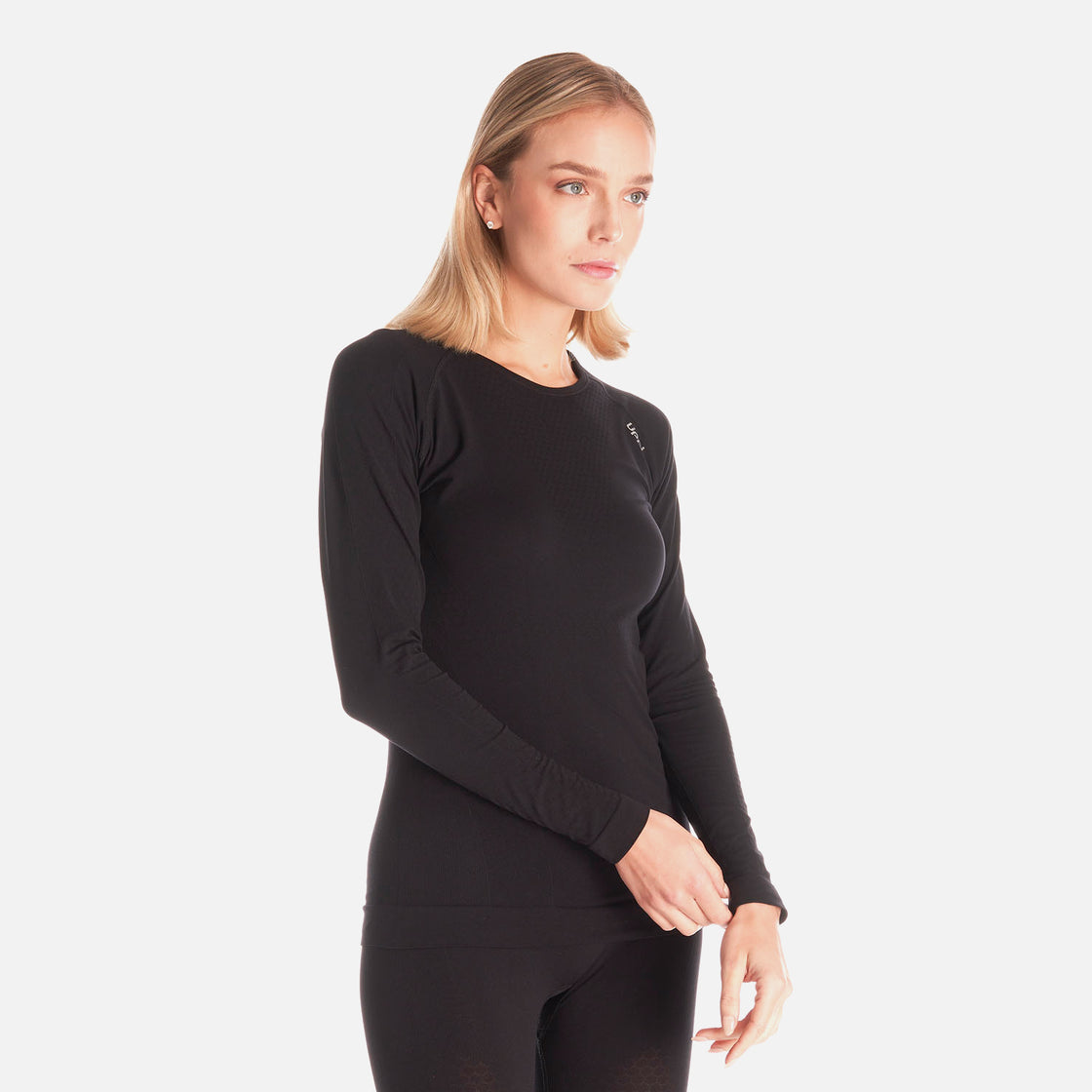 Primera Capa Mujer Skintec 1000 Seamless Top Negro Lippi