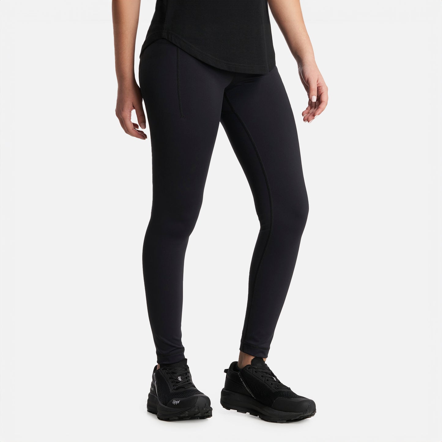 Calza Teen Girl In-Action Sport Leggings Negro Lippi