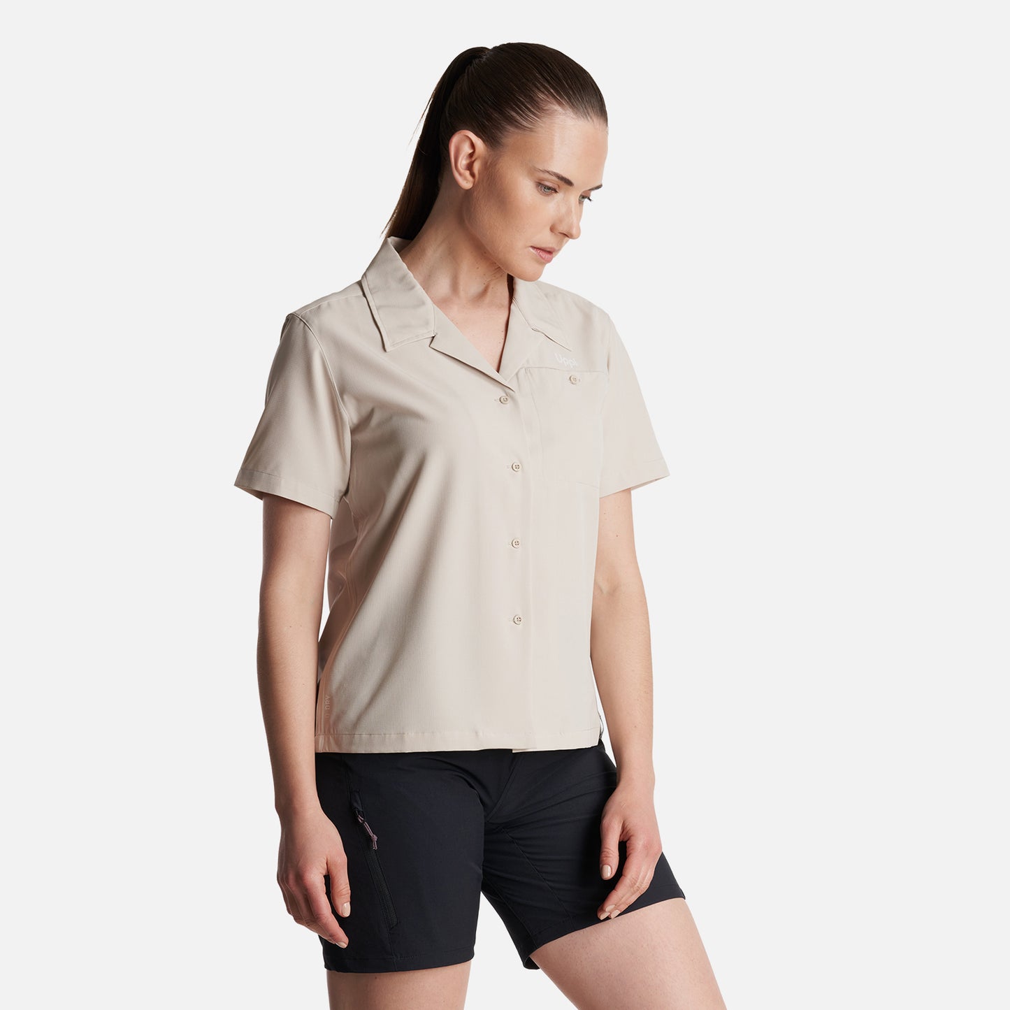 Camisa Mujer  Murallon Q- Dry Shirt Crema Lippi