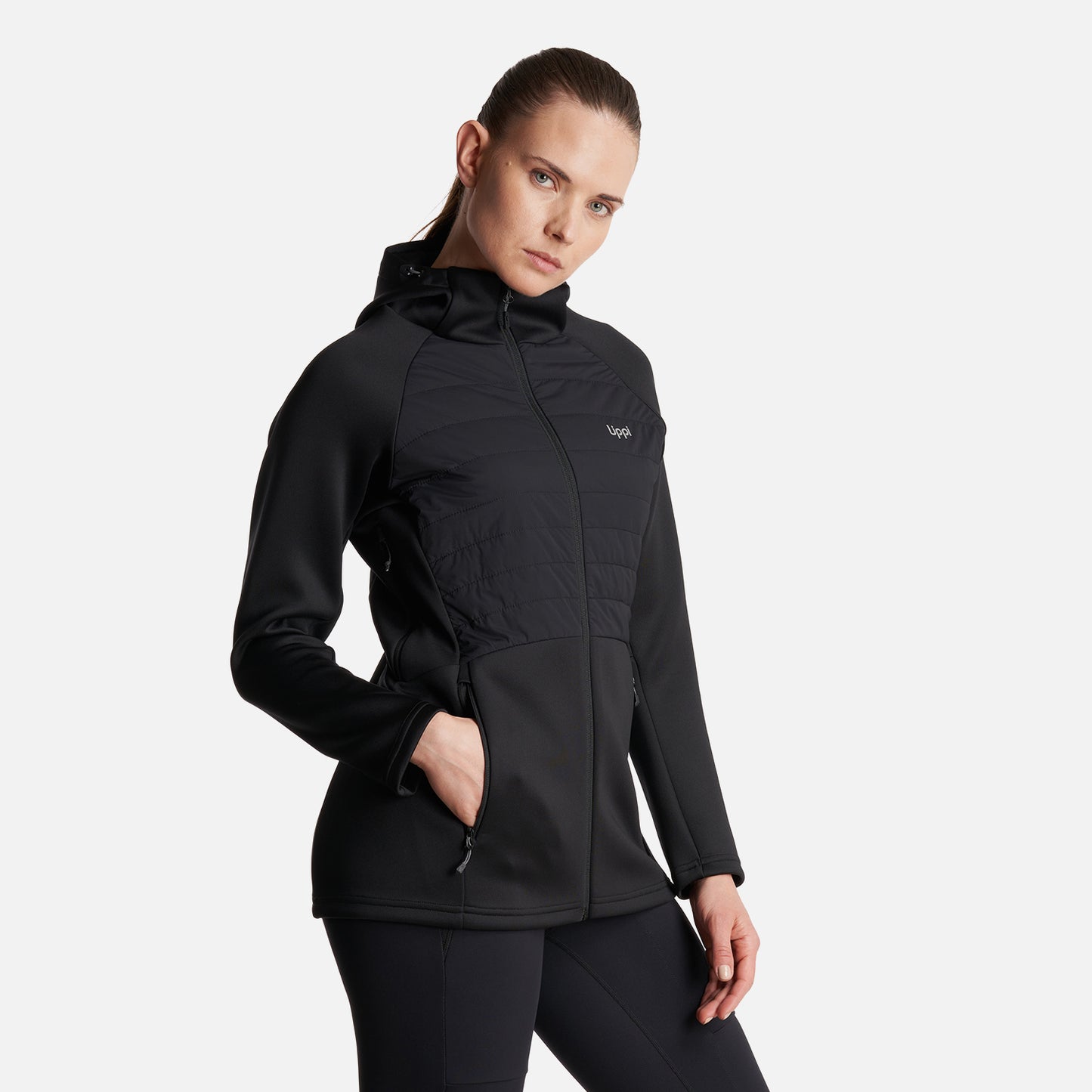 Chaqueta Mujer  ColdMove WindBreaker SteamPro Hoody Jacket Negro Lippi