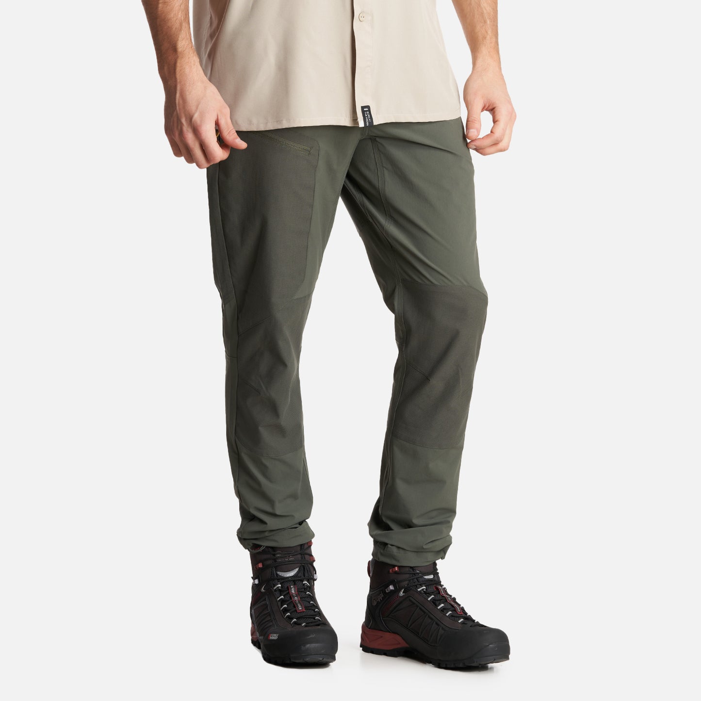 Pantalon Hombre Lennox Q-Dry Slim Fit Pants Verde Militar Lippi