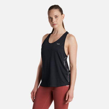 Polera Mujer  Workout Q-Dry Tank T-Shirt Negro Lippi