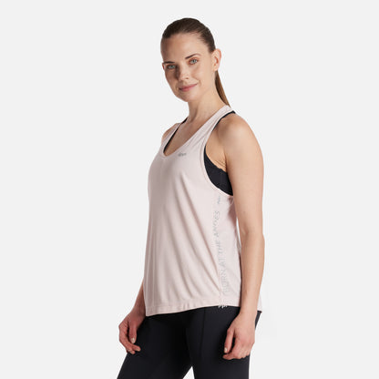 Polera Mujer  Workout Q-Dry Tank T-Shirt Rosa Claro Lippi