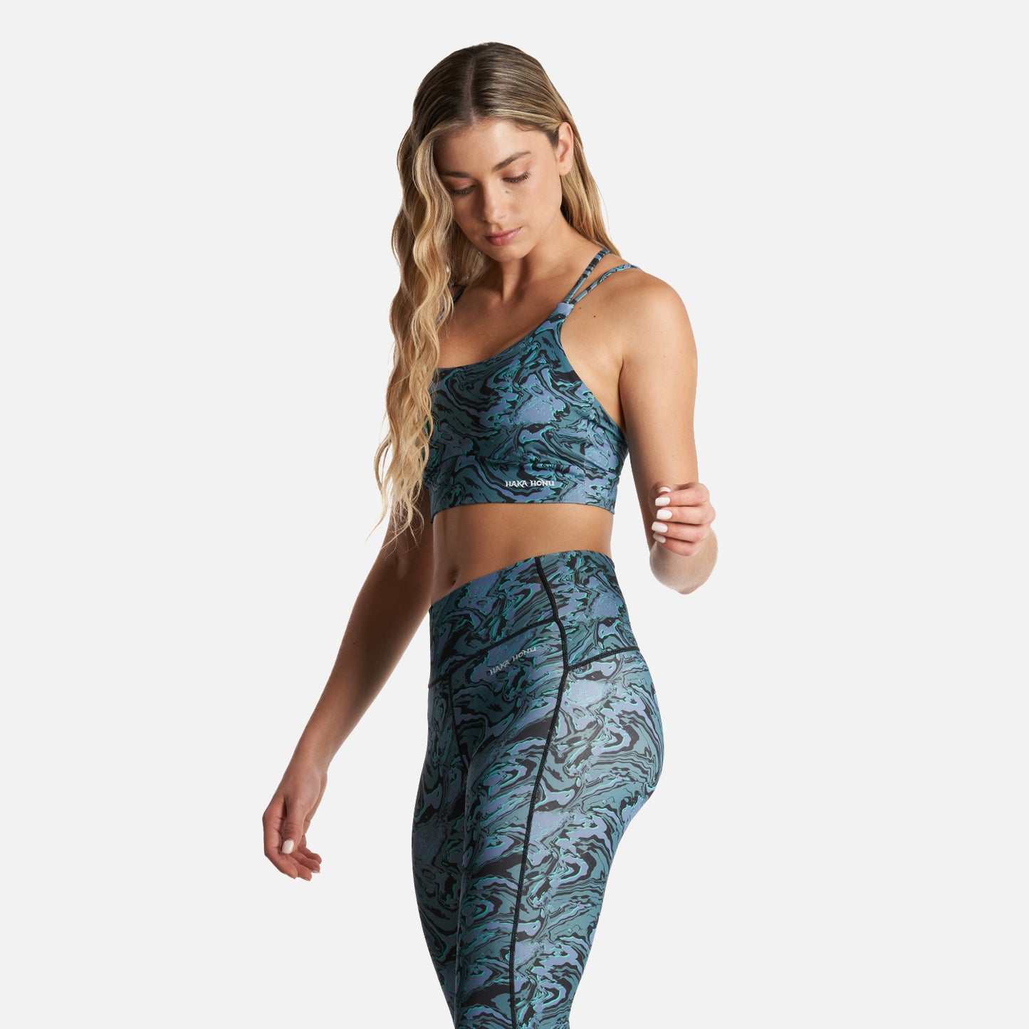 Peto Mujer Copihue Print Azul Haka Honu