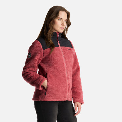 Chaqueta Mujer Glaciar Sherpa Pro Jacket Rosado Oscuro Lippi