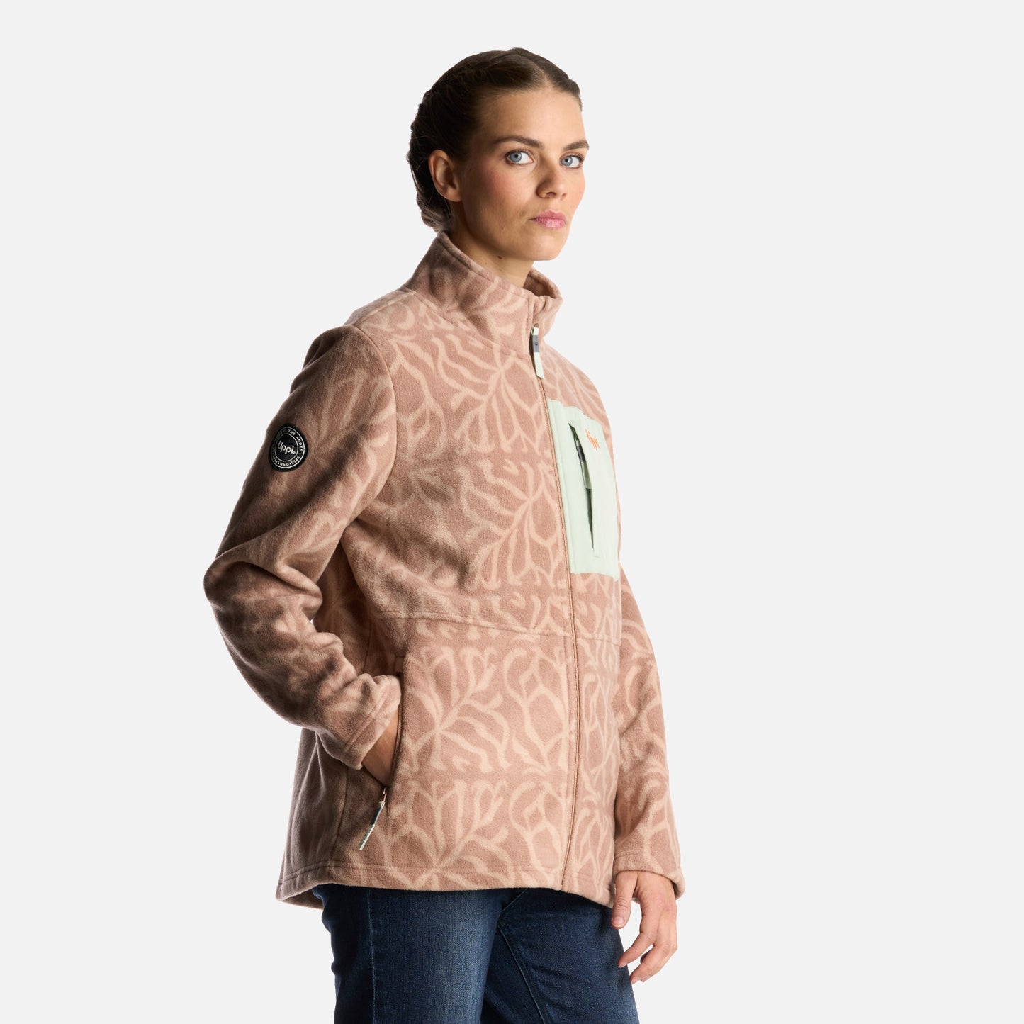 Chaqueta Mujer Macizo Sherpa Pro Jacket Print rosa Lippi