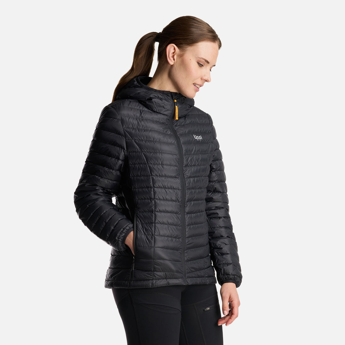 Chaqueta Mujer Peak Down Hoody Jacket Negro Lippi