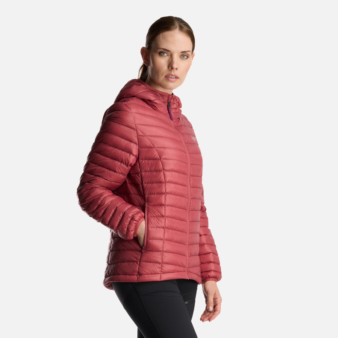 Chaqueta Mujer Peak Down Hoody Jacket Rosa Oscuro Lippi