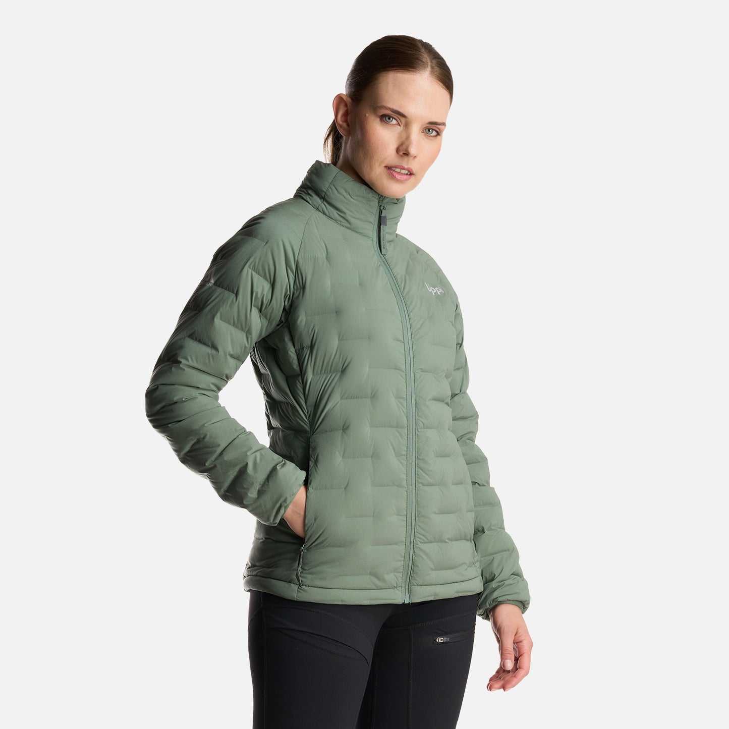 Chaqueta Mujer Ultimate Stretch Down Jacket Verde Musgo Lippi