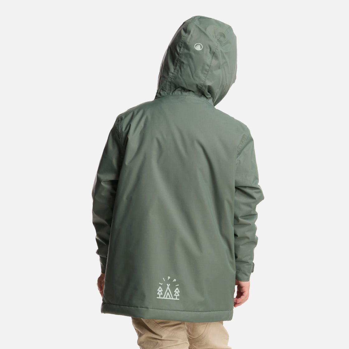 Chaqueta Niño Cold Place B-Dry Hoody Jacket Verde Musgo Lippi