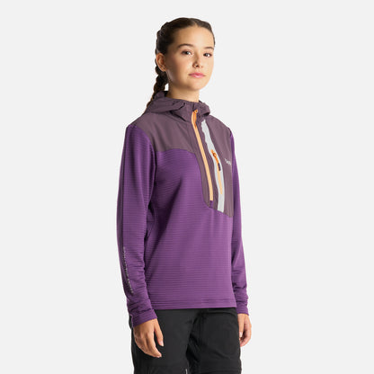 Poleron Teen Girl Karova 1/4 Zip Hoody Morado Lippi