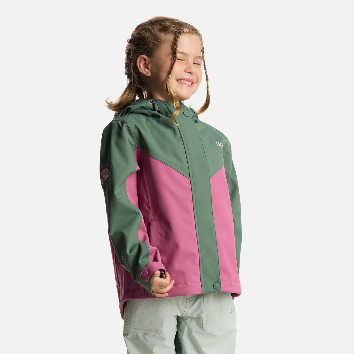 Chaqueta Niña Massif B-Dry Hoody Jacket Verde Musgo Lippi