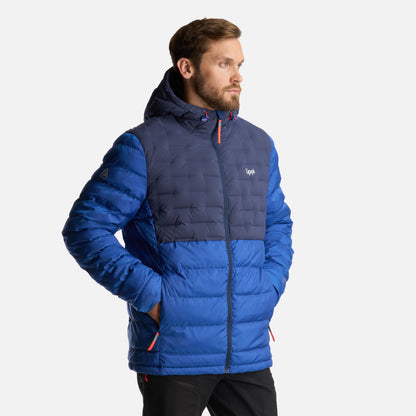 Chaqueta Hombre Bazpur EVO Down Hoody Jacket Azul Marino Lippi