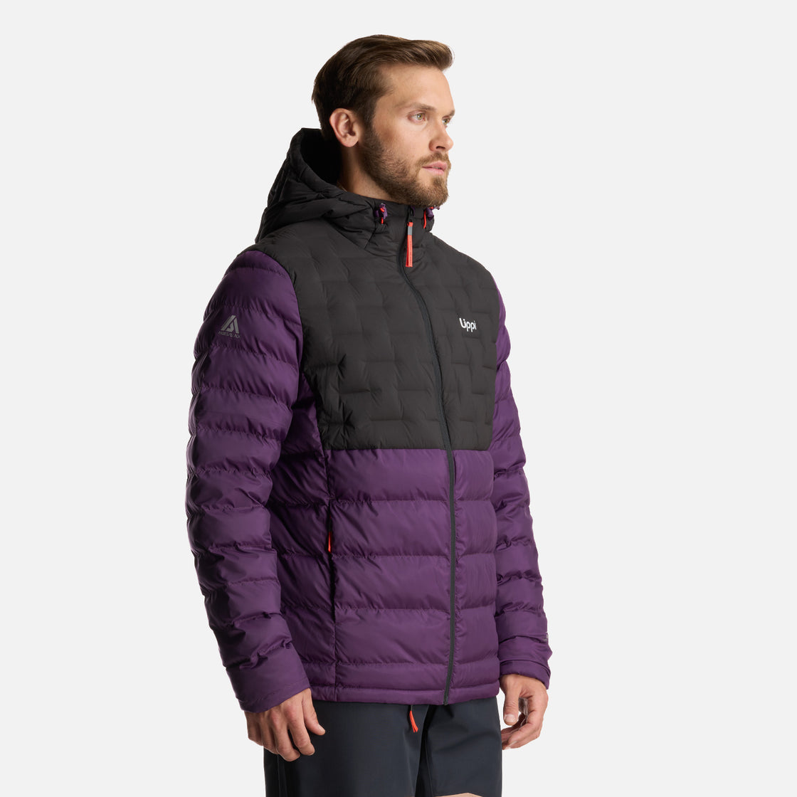 Chaqueta Hombre Bazpur EVO Down Hoody Jacket Morado Lippi