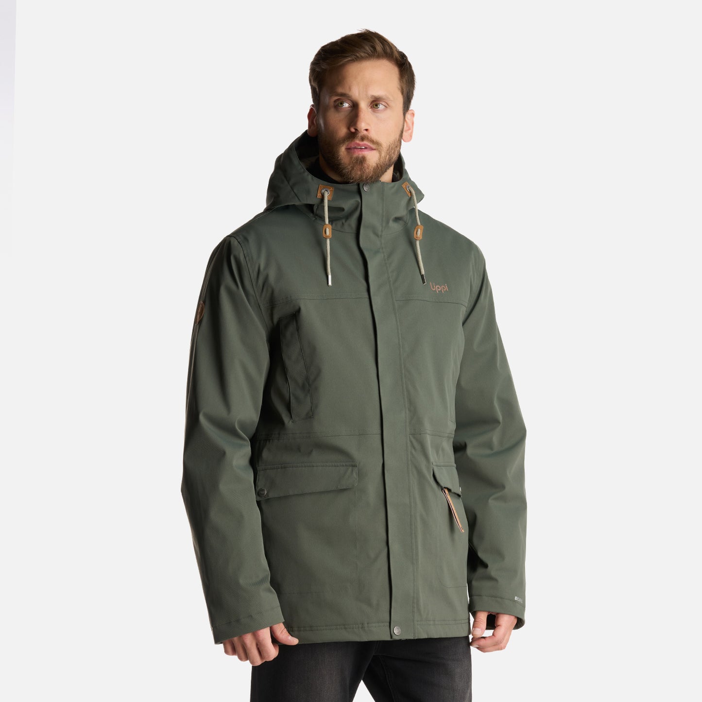 Chaqueta Hombre DayBreak B-Dry Jacket Verde Militar Lippi