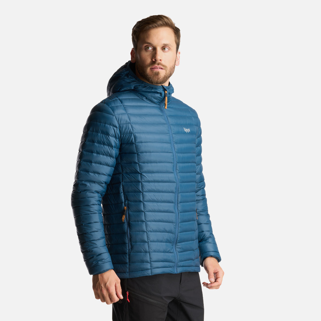 Chaqueta Hombre Peak Down Hoody Jacket Petroleo Lippi