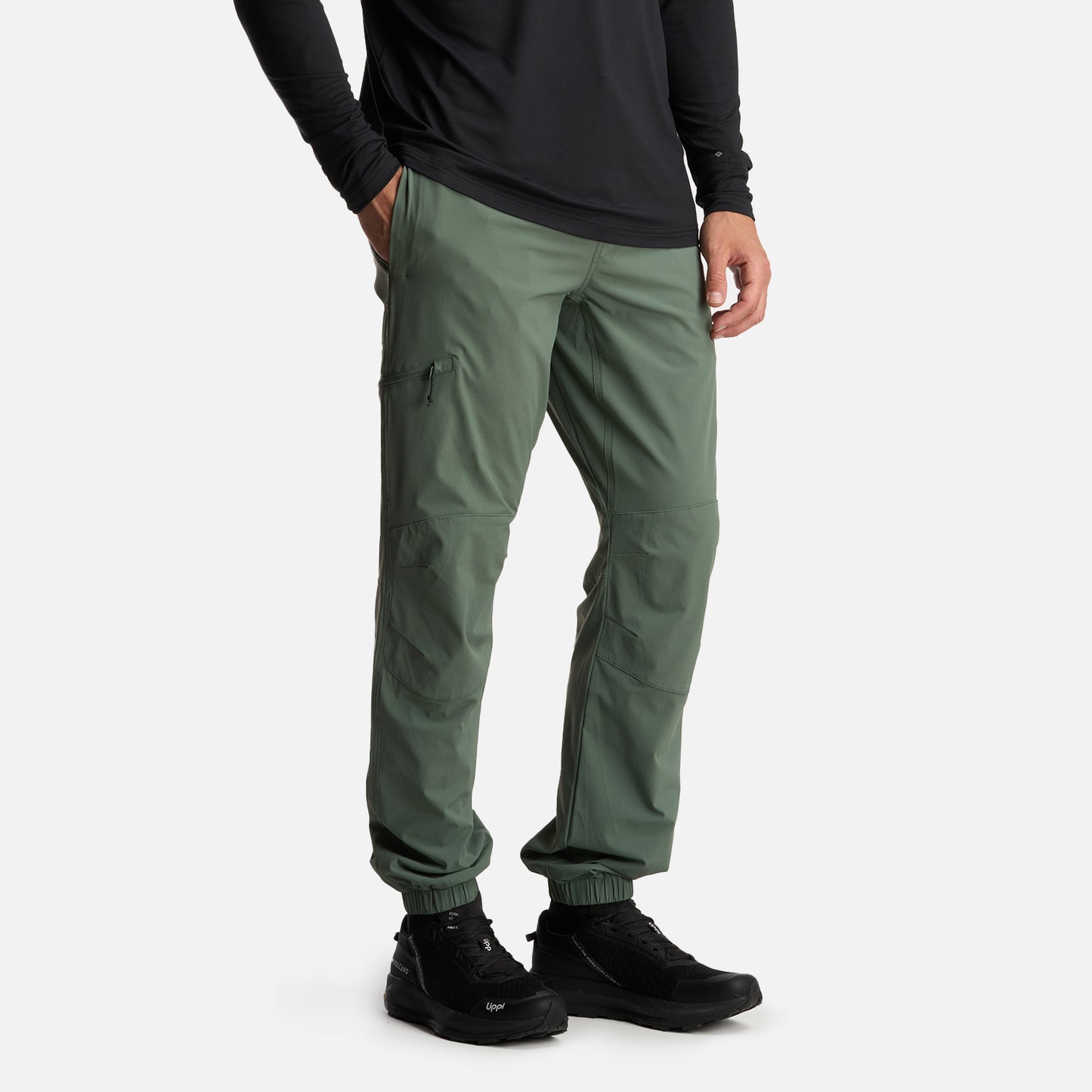 Pantalon Hombre PureTrek Q-Dry Pants Verde Musgo Lippi