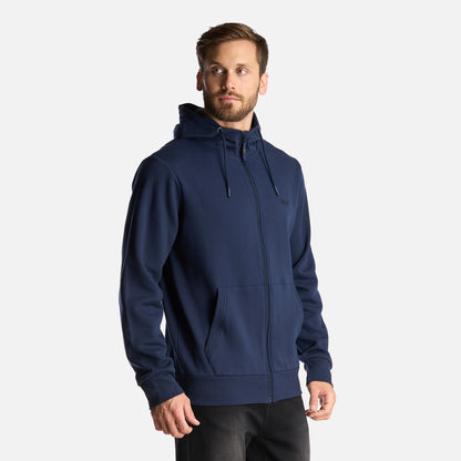 Poleron Hombre Ulmo Full Zip Hoody Sweatshirt Azul Marino Lippi