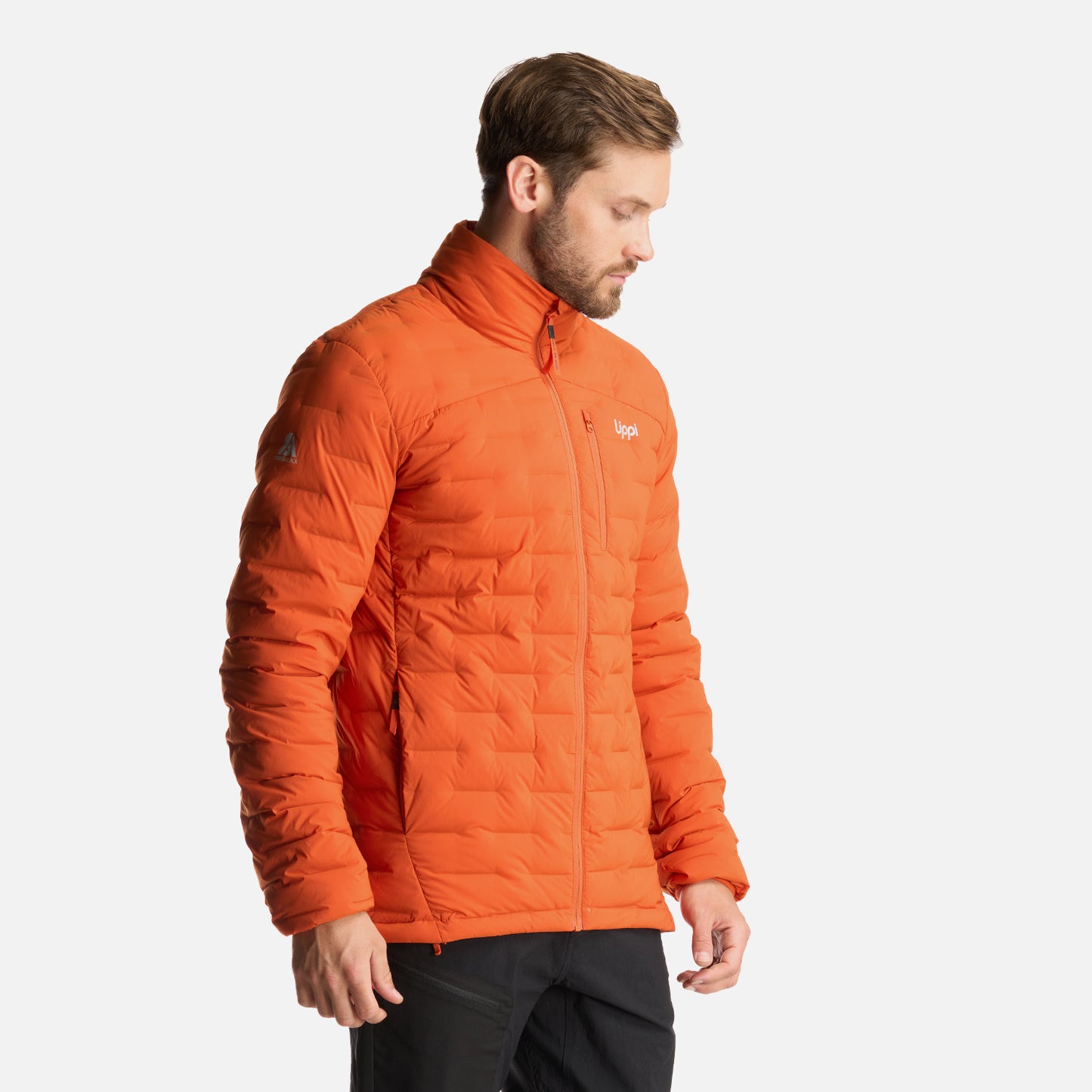 Chaqueta Hombre Ultimate Stretch Down Jacket Naranja Oscuro Lippi