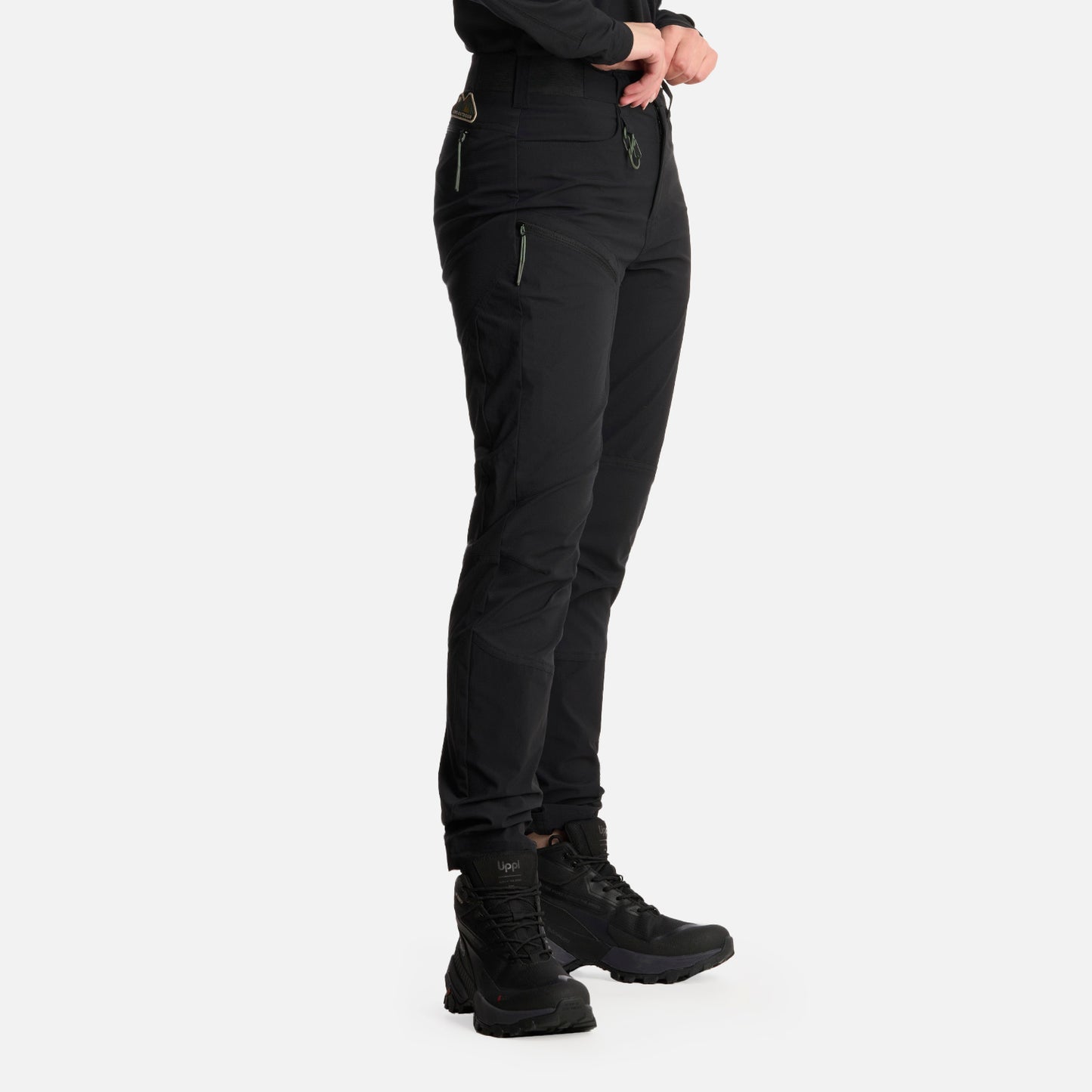 Pantalón Mujer Lennox Q-Dry Slim Fit Pants Negro Lippi